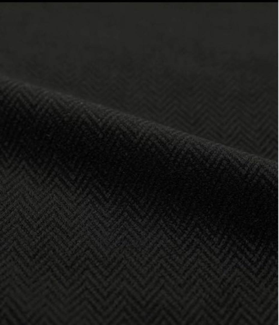 【美品】NO CONTROL AIR ヘリンボーン クルーネックプルオーバー 黒