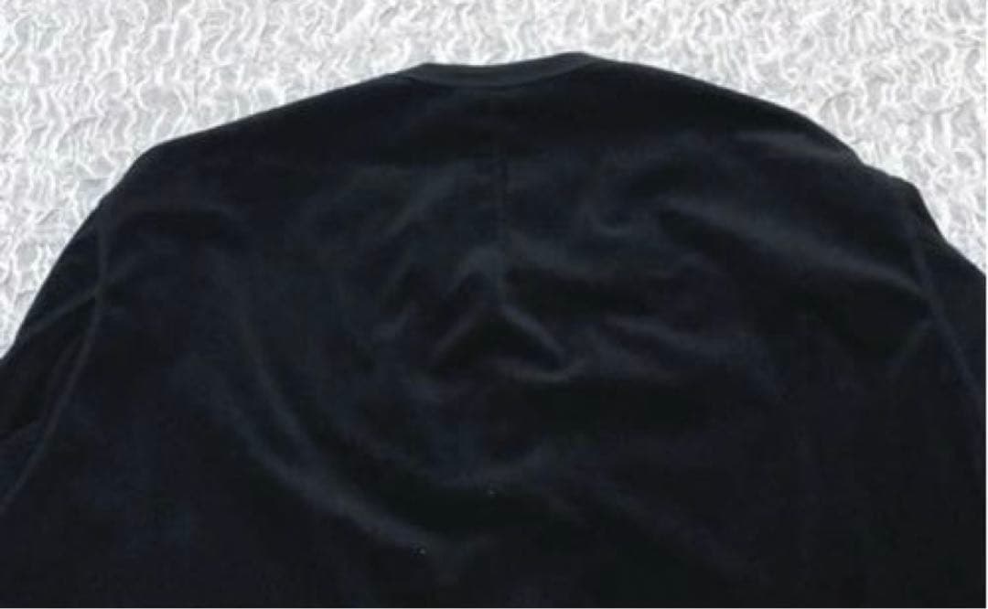 【美品】NO CONTROL AIR ヘリンボーン クルーネックプルオーバー 黒