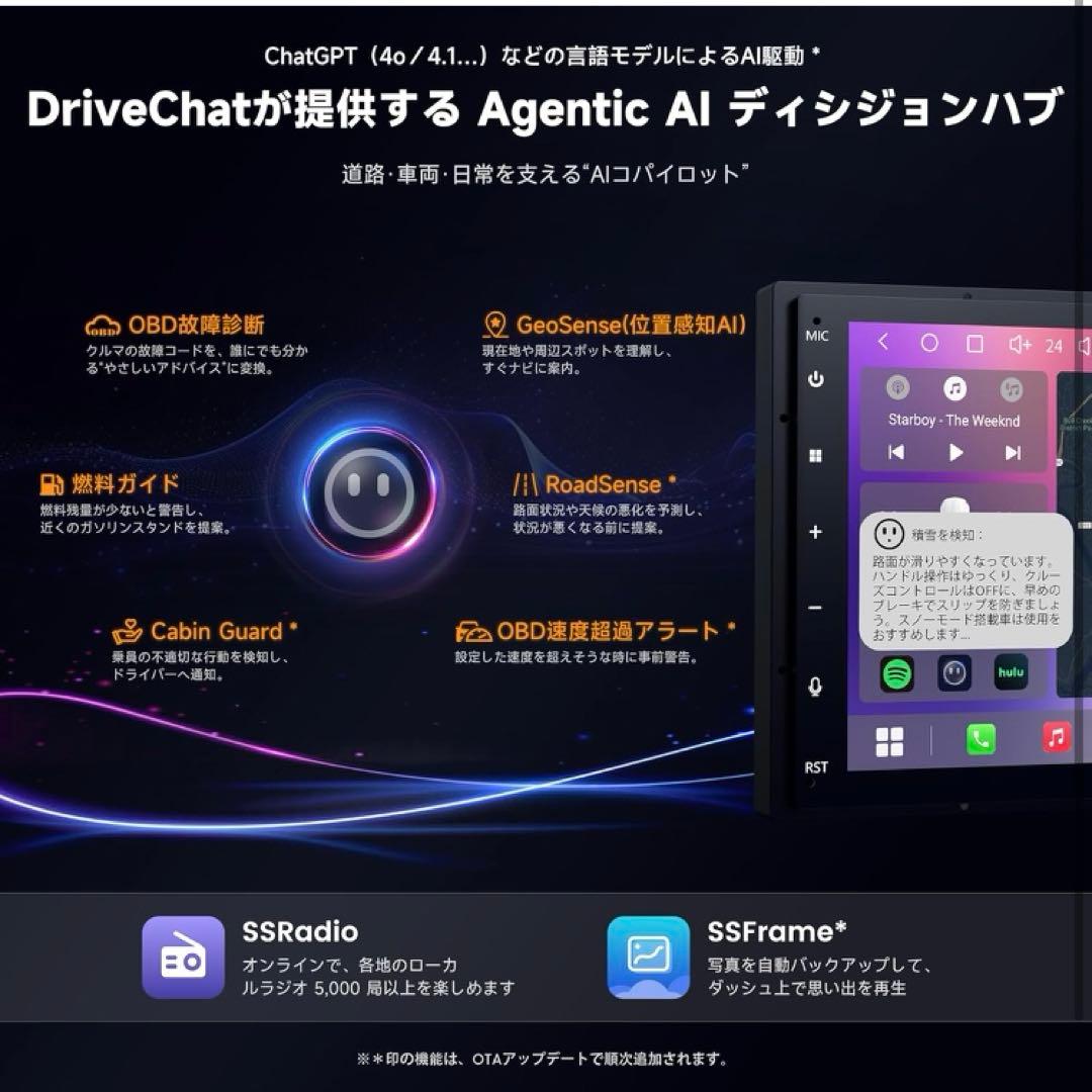 ATOTOEXCEL A7 Android 13 カーナビ カーオーディオ