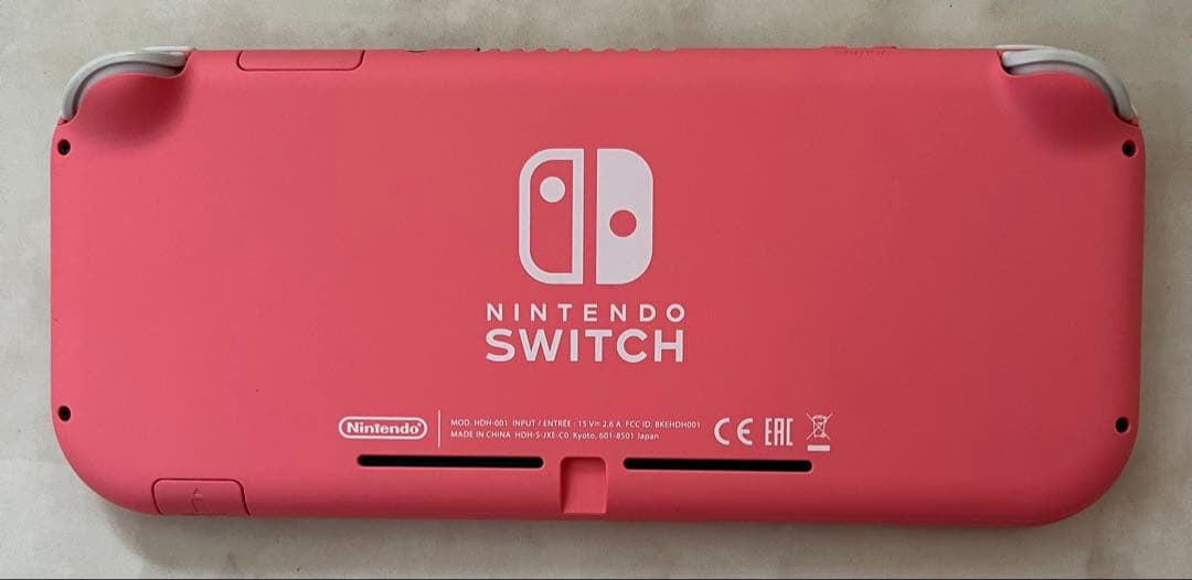 Nintendo Switch lite 本体 コーラルピンク➕あつ森