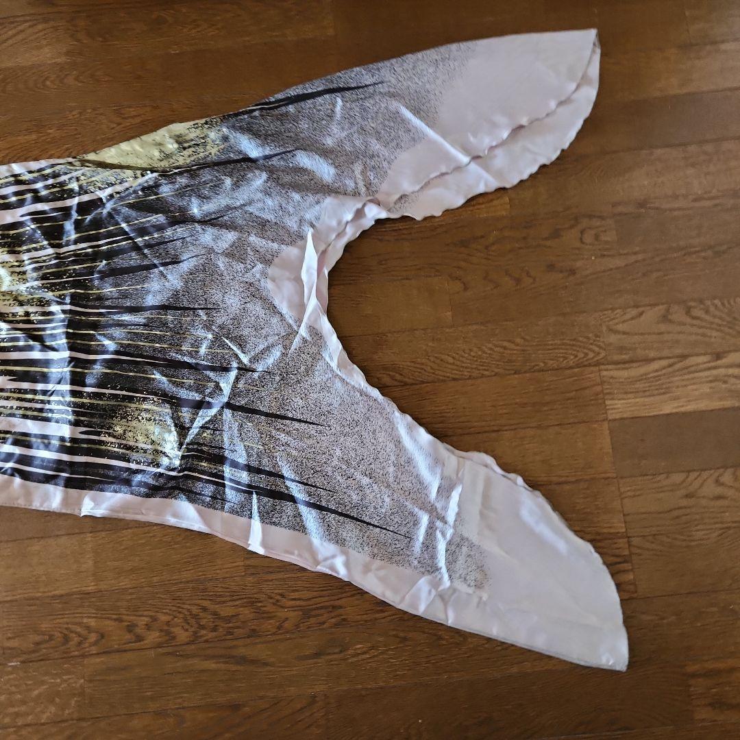 中古　鯉のぼり　5体と吹流し セット　友禅染　約5メートル