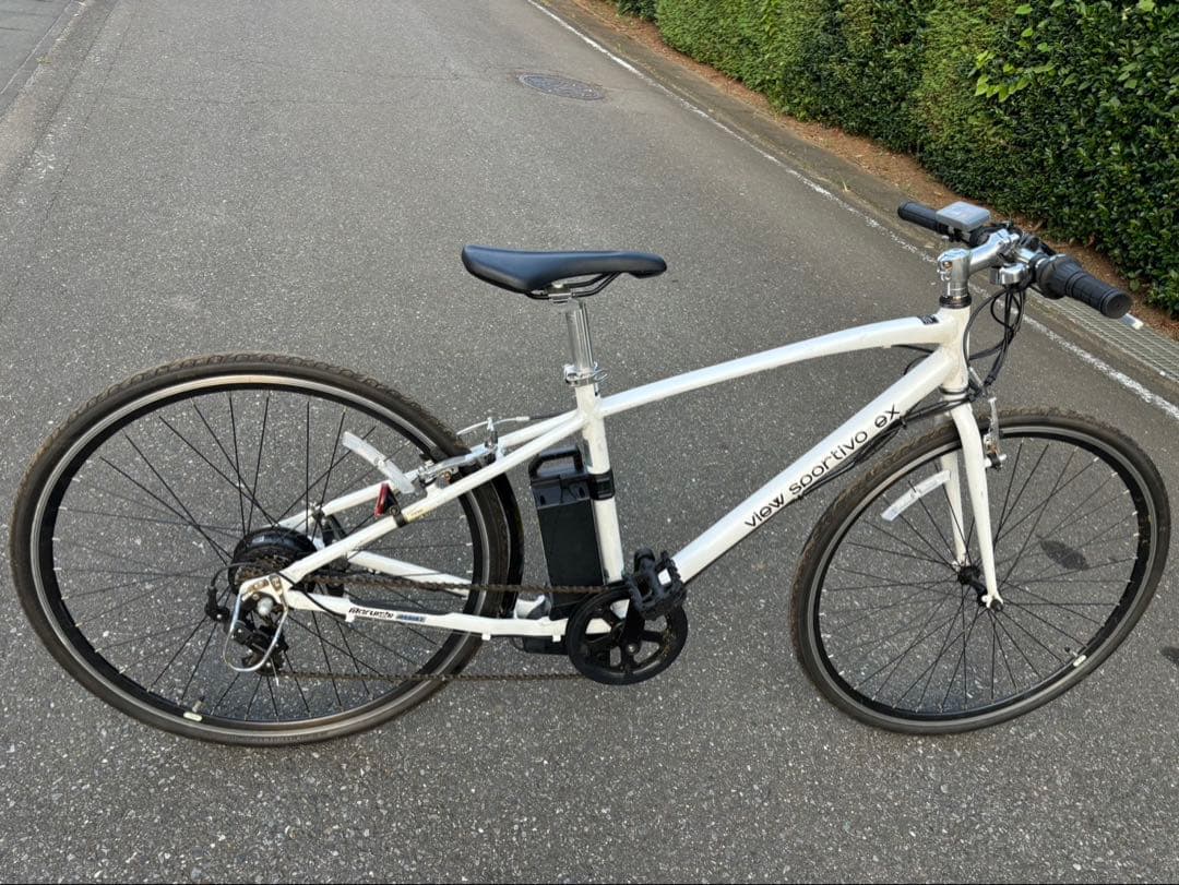 丸石サイクル　電動アシスト自転車 ビュースポルティーボex ホワイト