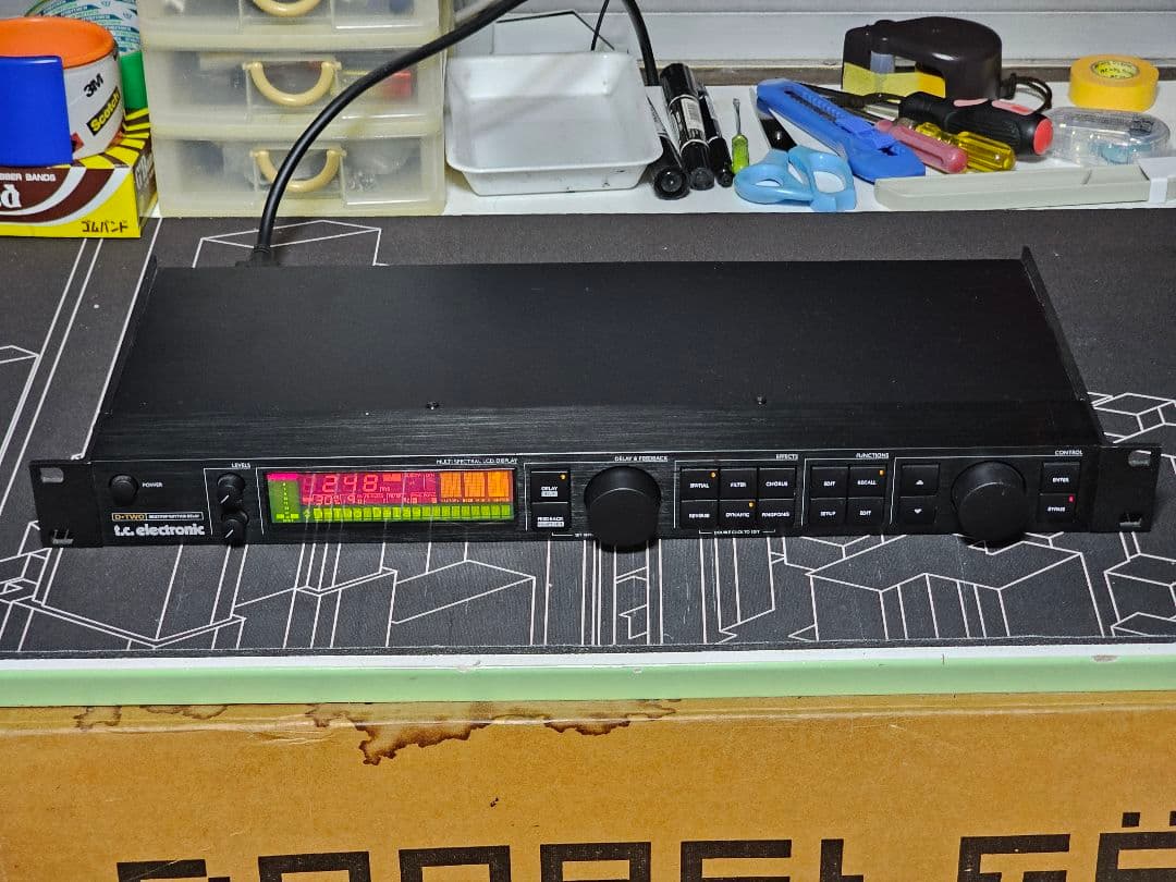 t.c.electronic D-TWO ラックマウント ディレイ リバーブ