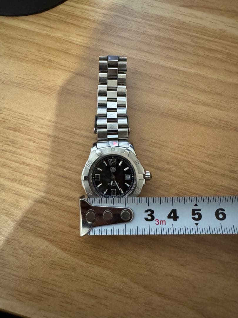 【超美品】タグホイヤー　エクスクルーシブ　WN1310ブラック文字盤　付属品有