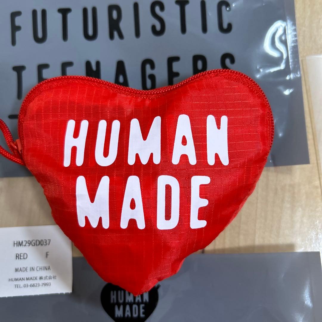HUMAN MADE ヒューマンメイド ハート エコバッグ - Large/赤