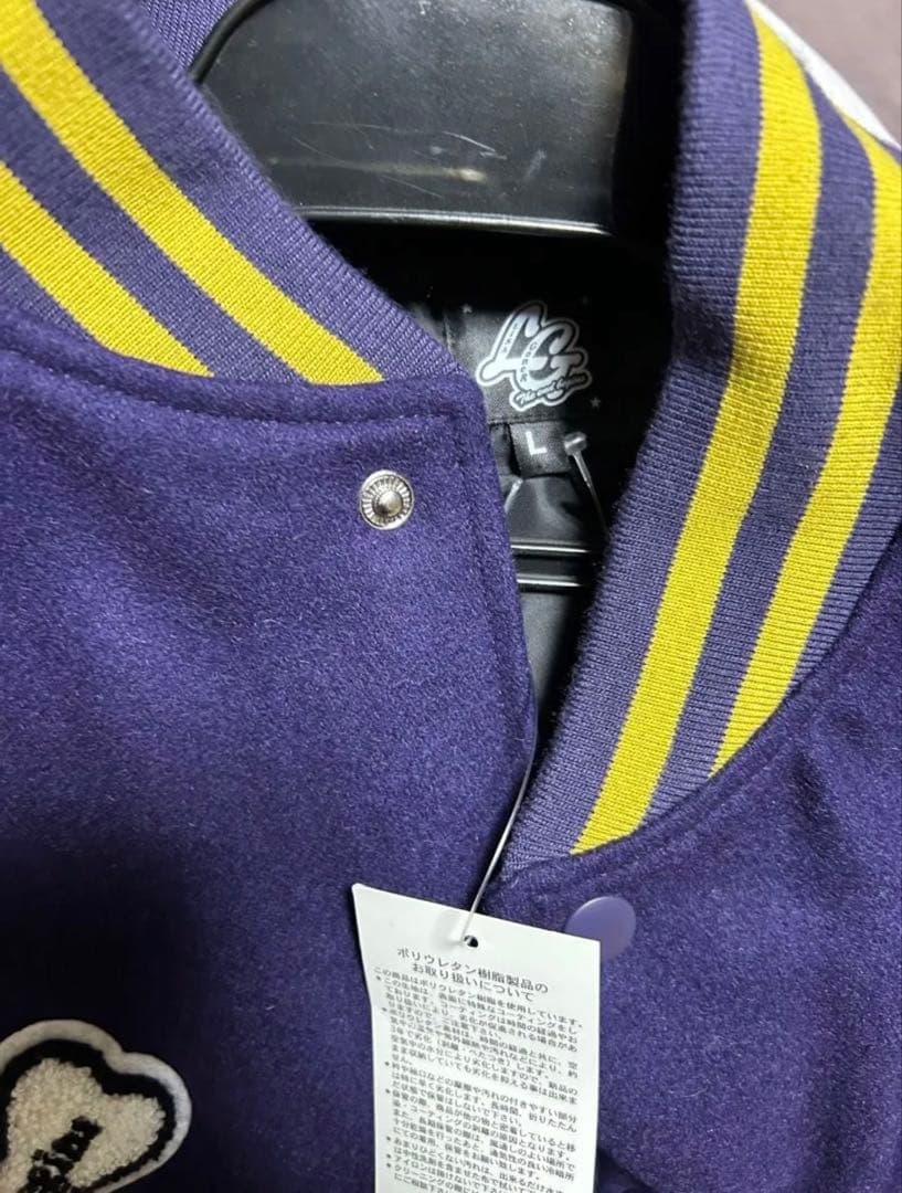 LiSA×GoneR スタジャン限定コラボ　L ネイビー　ゴールド