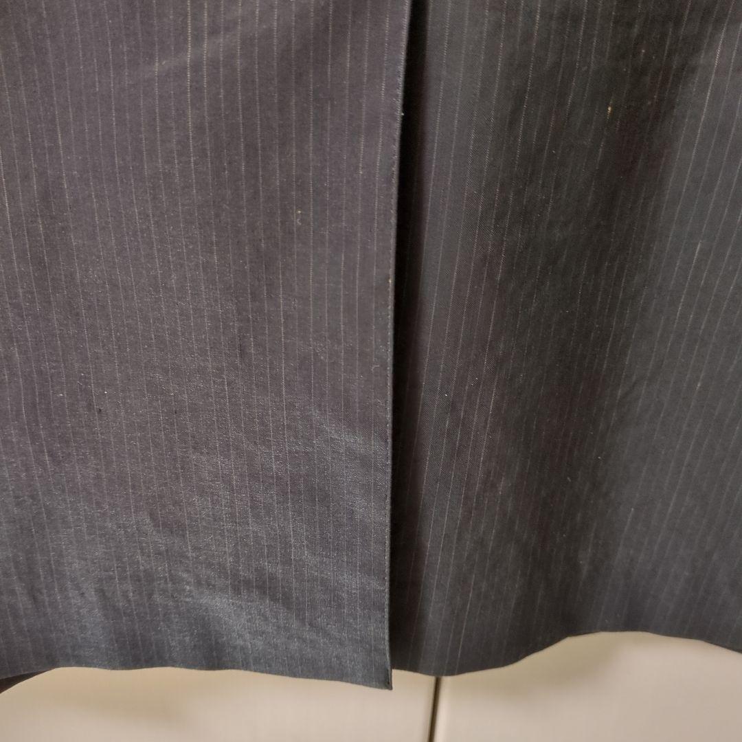 【サイズ4L】  ブラックストライプスーツ