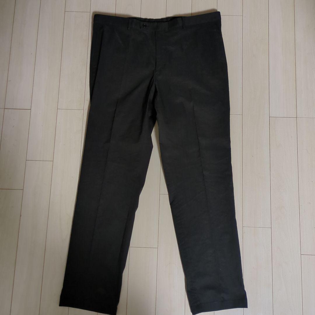 【サイズ4L】  ブラックストライプスーツ