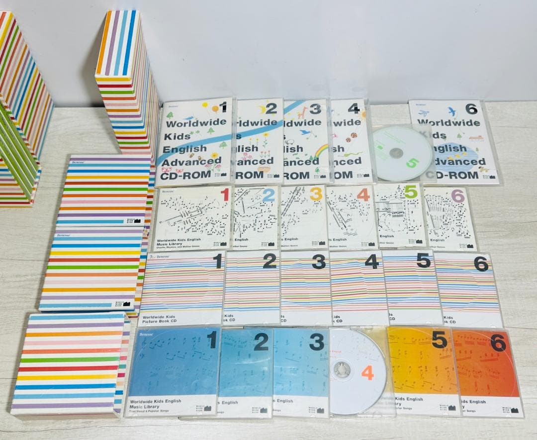 ワールドワイドキッズ DVD CD TOYS フルセット