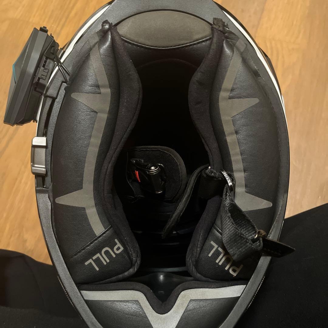 LS2ヘルメット インカム付きASMAX フルフェイスヘルメット ミラーシールド