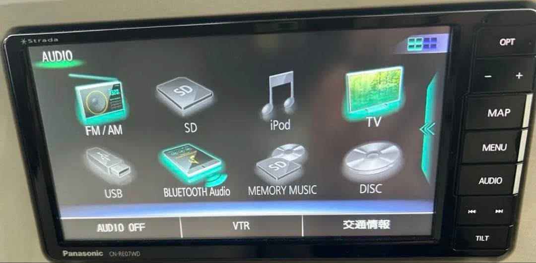 Panasonic CN-RE07WD 7インチ　フルセグ　Bluetooth