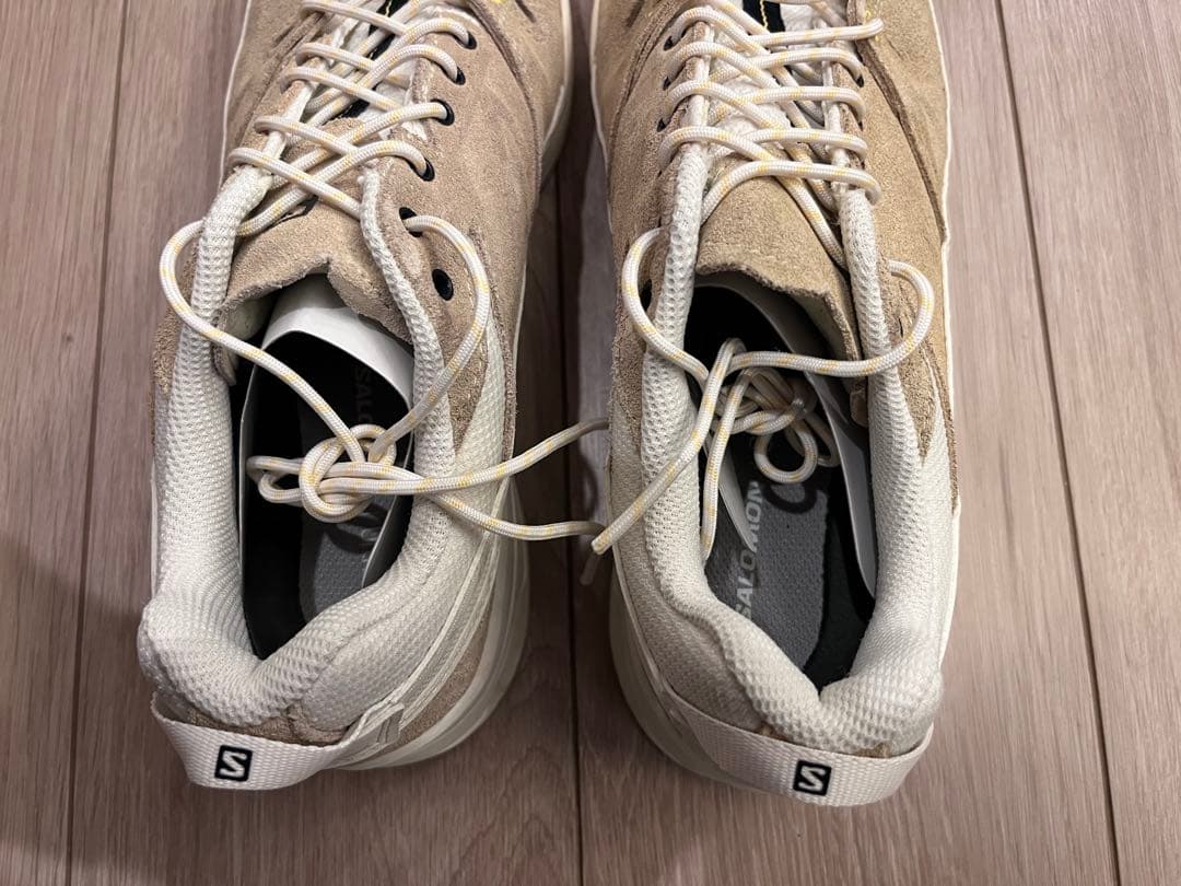 Salomo ベージュ X-Alp/ローカットスニーカー/27cm/474314