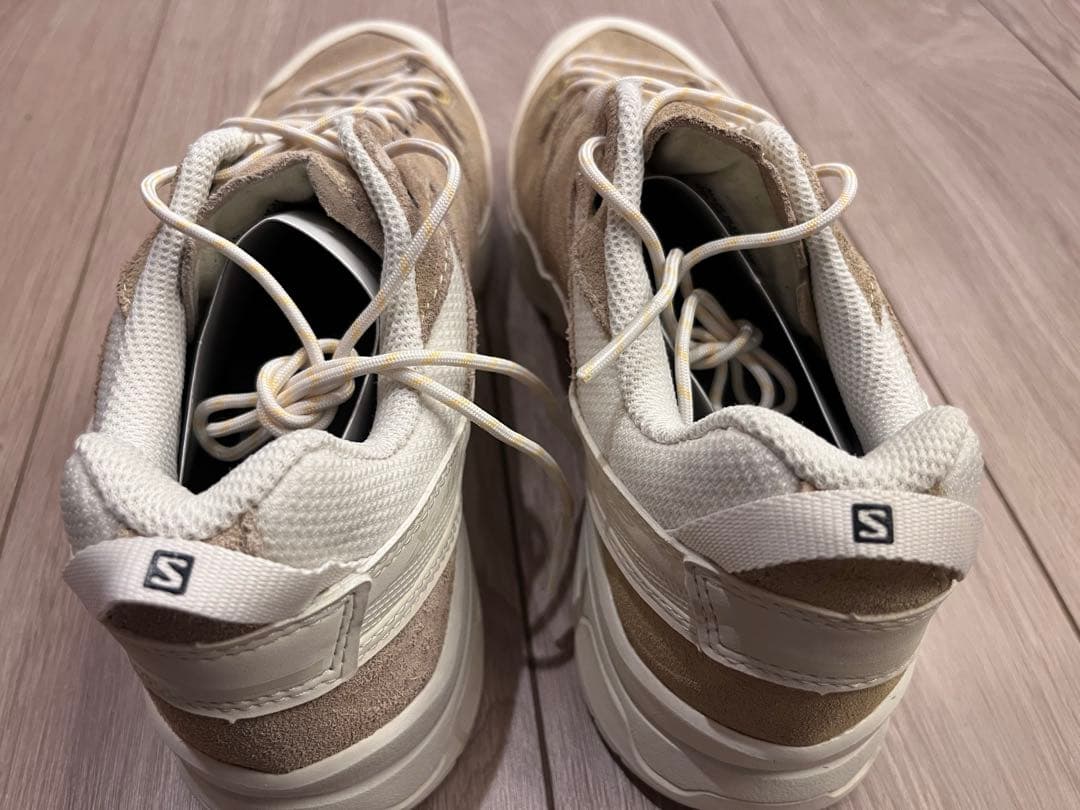 Salomo ベージュ X-Alp/ローカットスニーカー/27cm/474314