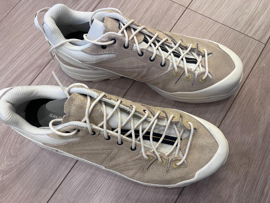 Salomo ベージュ X-Alp/ローカットスニーカー/27cm/474314