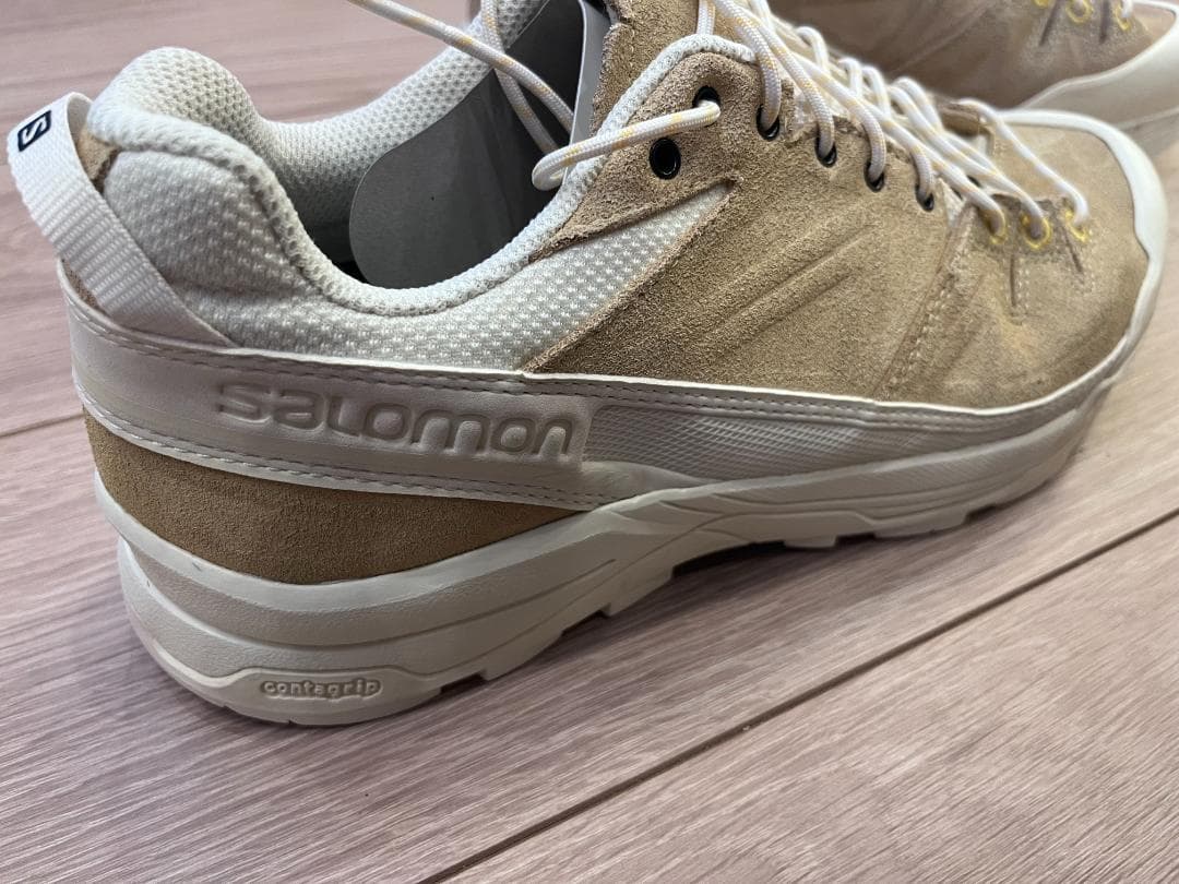 Salomo ベージュ X-Alp/ローカットスニーカー/27cm/474314