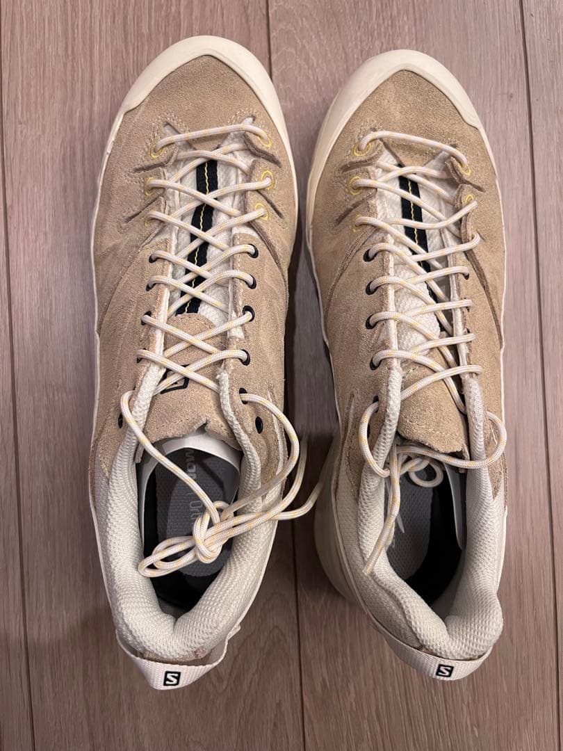 Salomo ベージュ X-Alp/ローカットスニーカー/27cm/474314