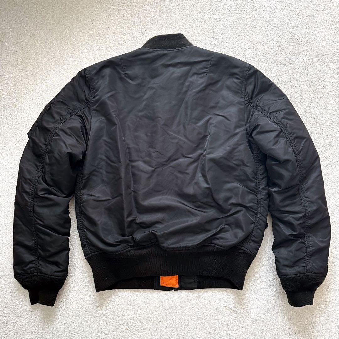 アルファ　MA-1 フライトジャケット　ブラック　XLサイズ　ミリタリー