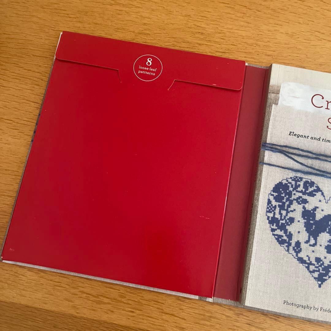 クロスステッチ　パターン8枚付き