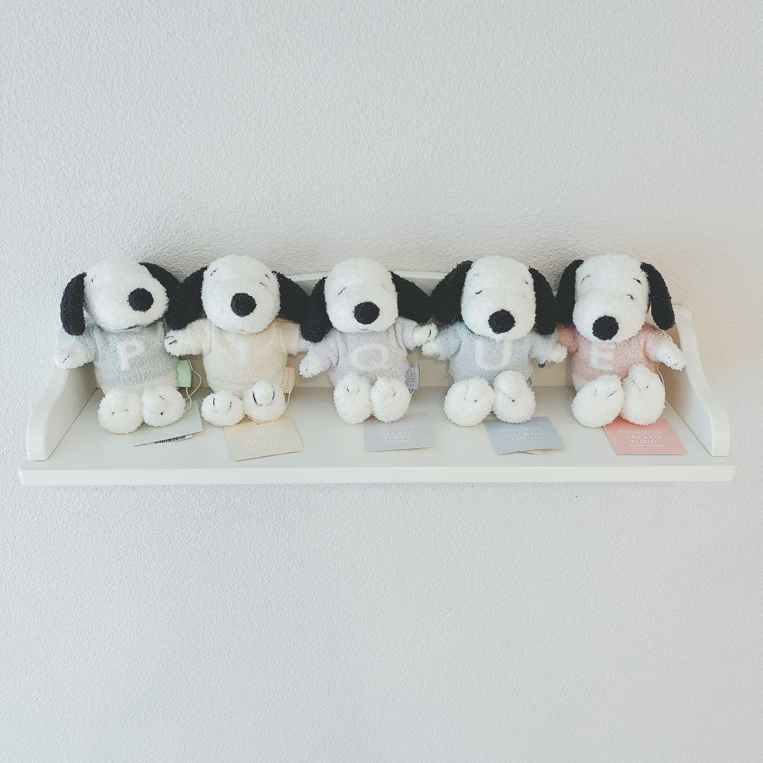 【GELATO PIQUE】 ミニSNOOPY ぬいぐるみーず×5.