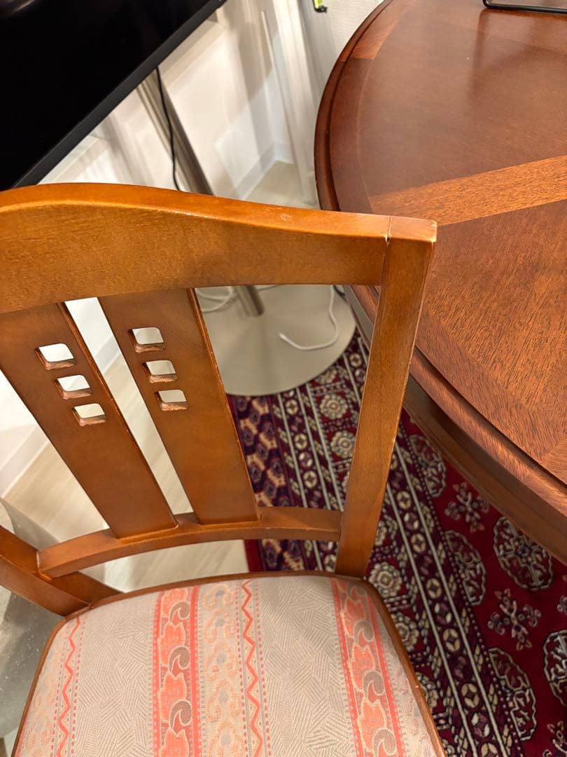 美品・2脚セット☆マルニ木工／地中海シリーズ／ニース／ダイニングチェア／現行品