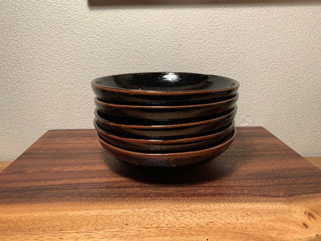 出西窯 古作 小鉢 5枚セット 民藝