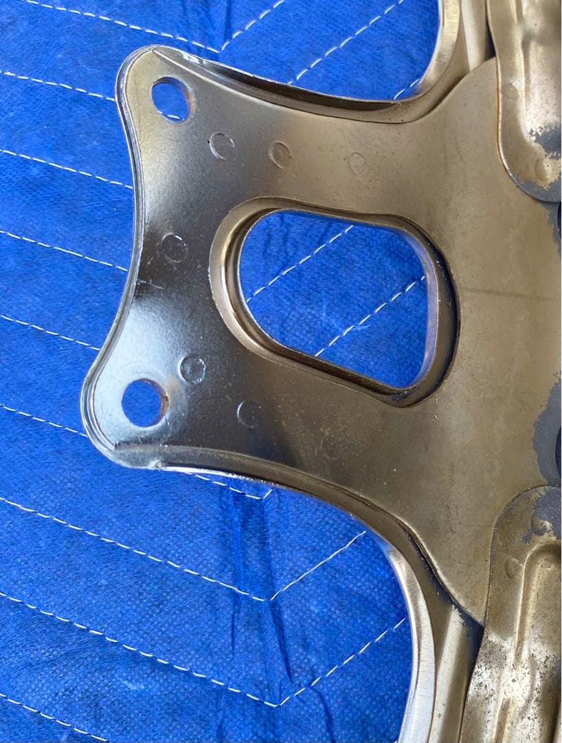 錆ほぼなし　SR400 SR500 ヤマハ純正　フロントフェンダー　ゴム類付き