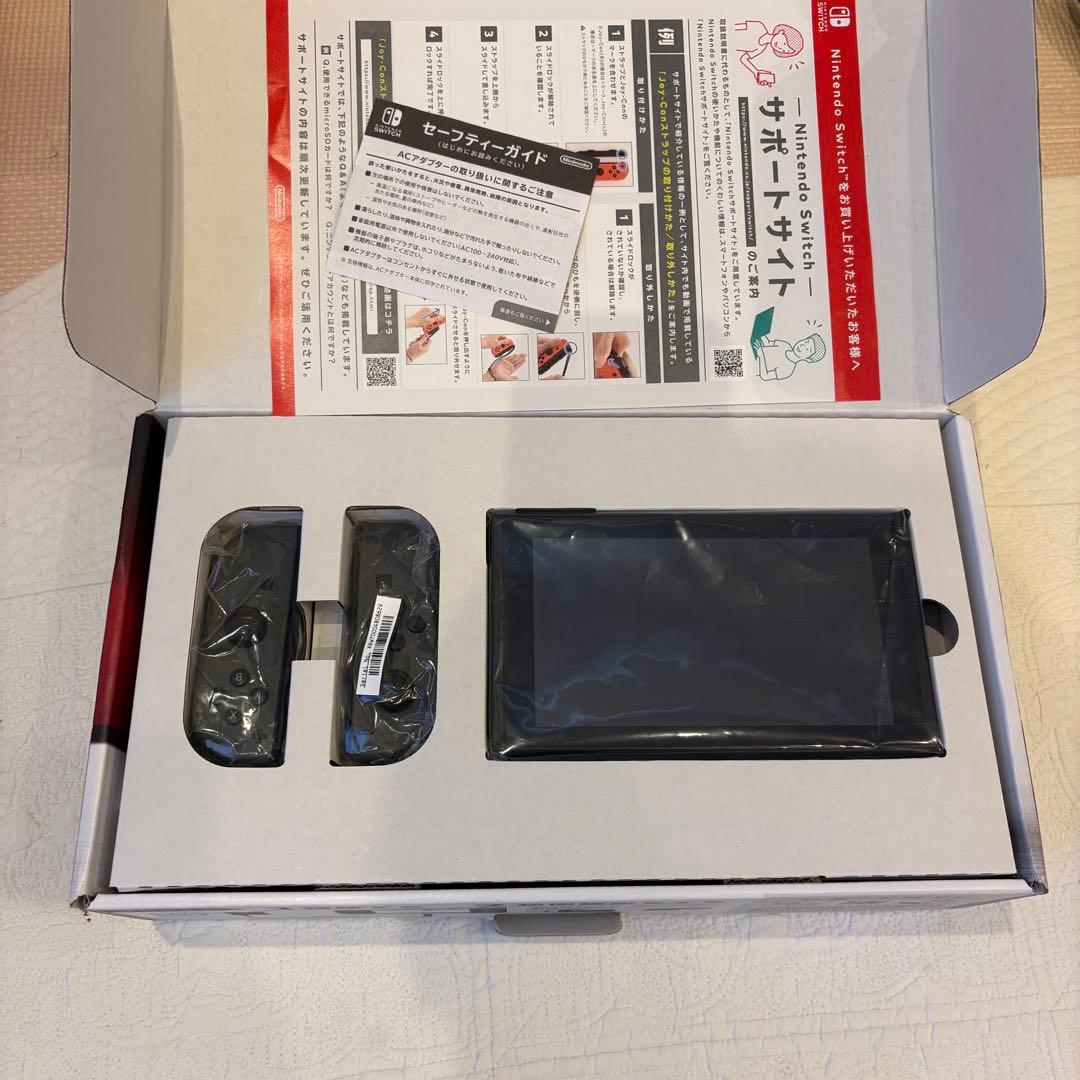 Nintendo Switch 本体 グレー Joy-Con 付属品 箱付き