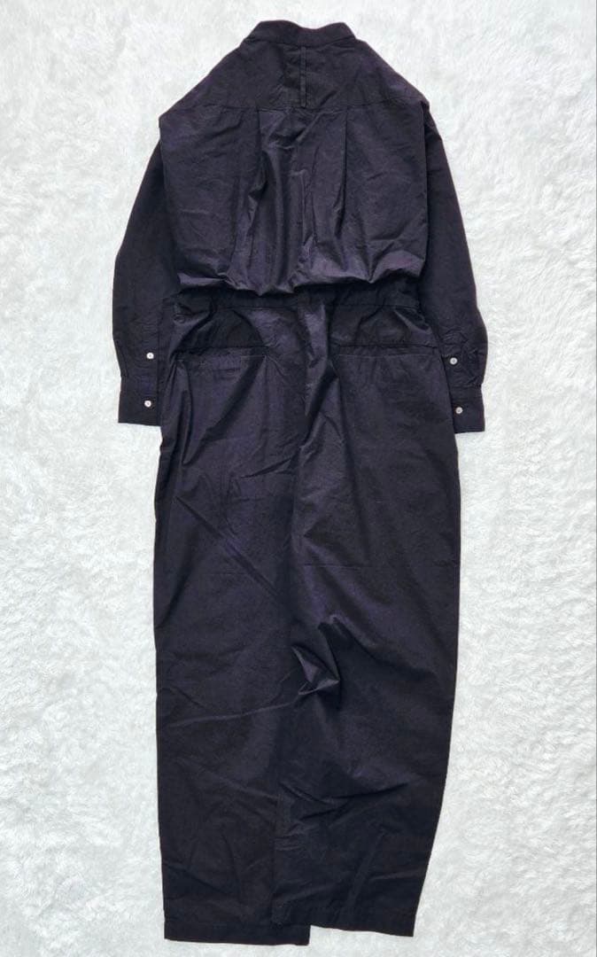 かぐれ 25SS コットンシルクオールインワン 黒 洗える