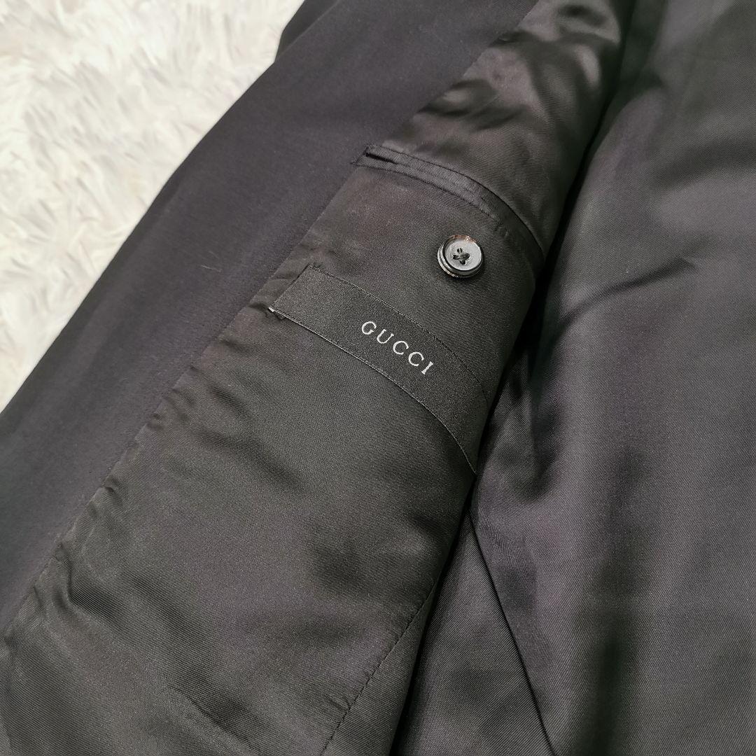 未使用品 GUCCI グッチ モヘア セットアップ ブラック 黒 46 M相当