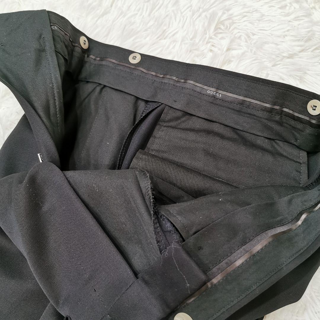 未使用品 GUCCI グッチ モヘア セットアップ ブラック 黒 46 M相当