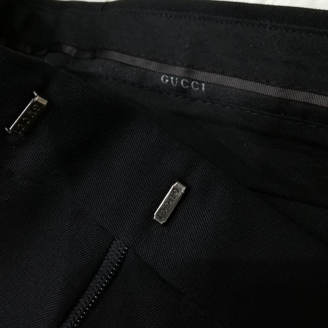 未使用品 GUCCI グッチ モヘア セットアップ ブラック 黒 46 M相当