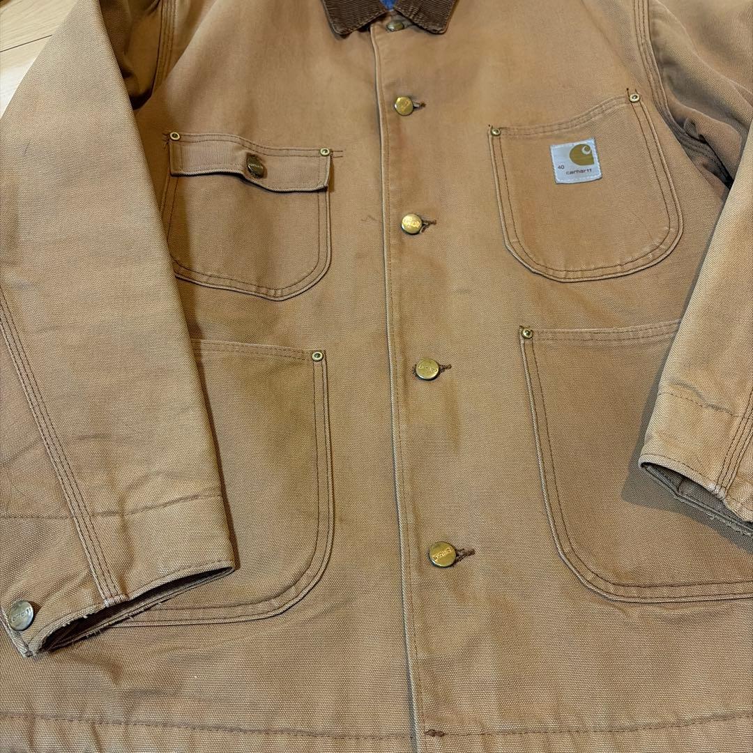 70s USA製　Carhartt カバーオール チョアコート　野村訓市