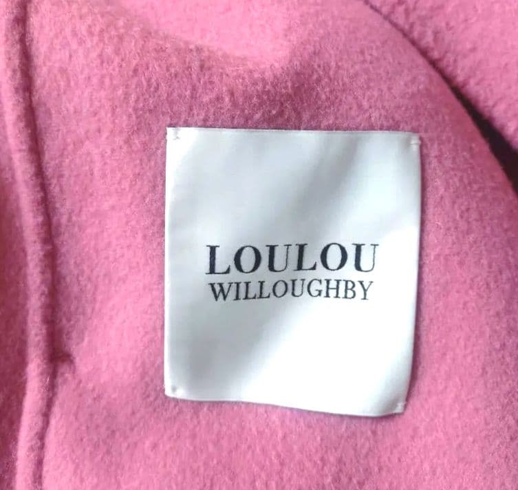 美品 LOULOU WILLGHOUBY ルルウィルビー ロングリバーコート 2