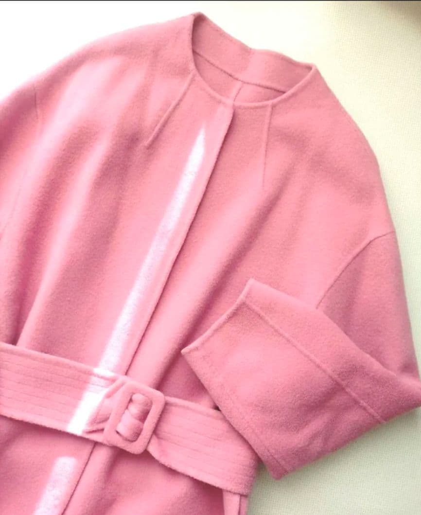 美品 LOULOU WILLGHOUBY ルルウィルビー ロングリバーコート 2