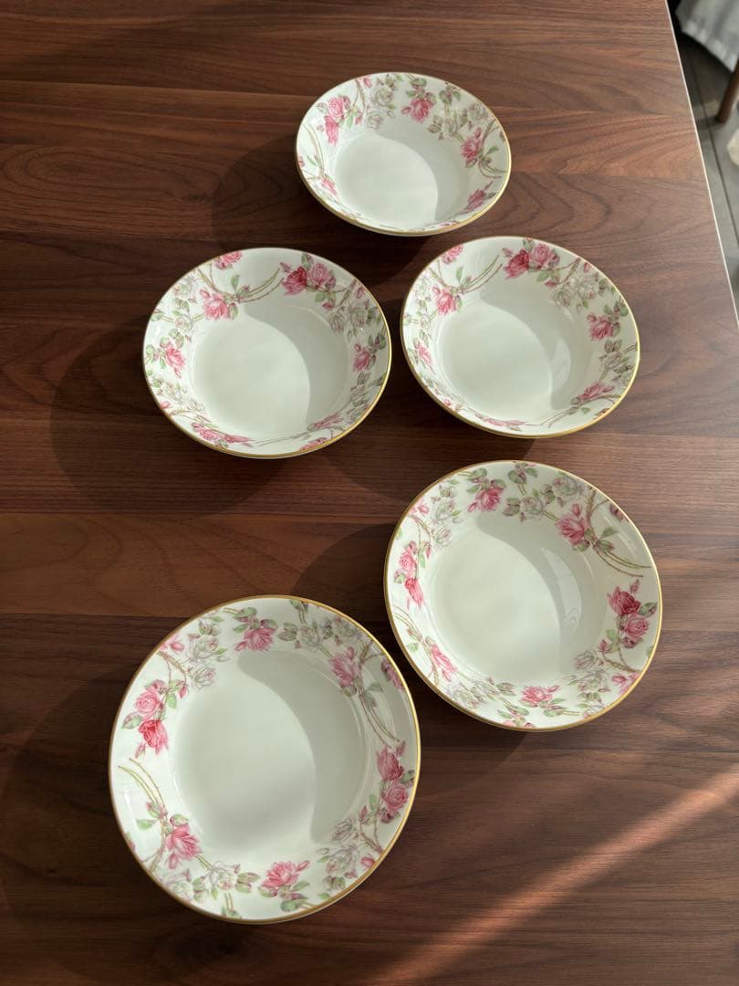 ☆ 未使用 エインズレイ AYNSLEY エリザベスローズ サラダボール ☆