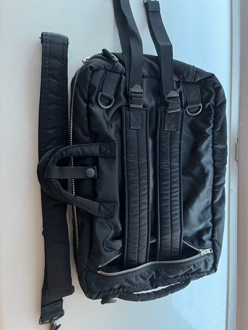 PORTER ブラック ナイロン バッグ