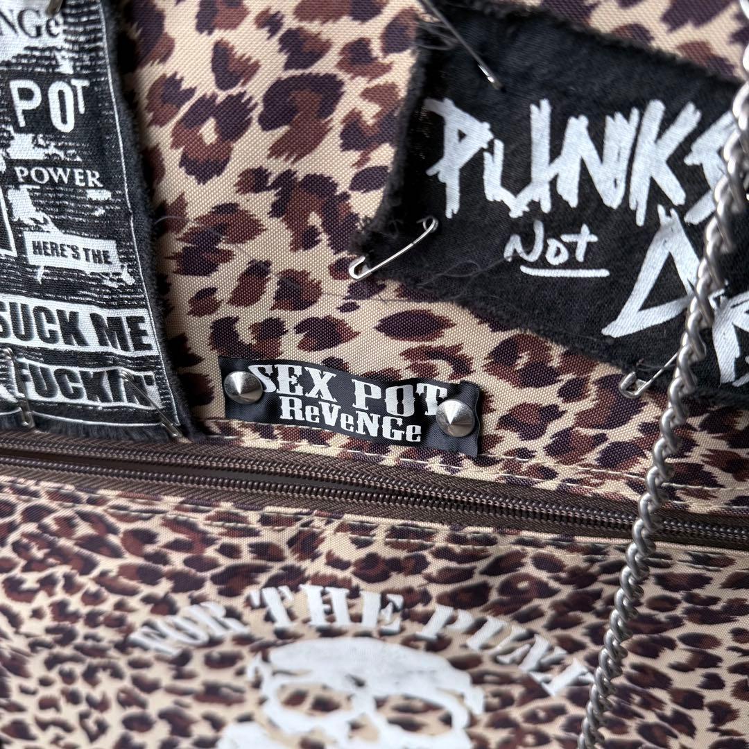 激レア SEX POT ReVeNGe キャリーケース レオパード y2k 原宿