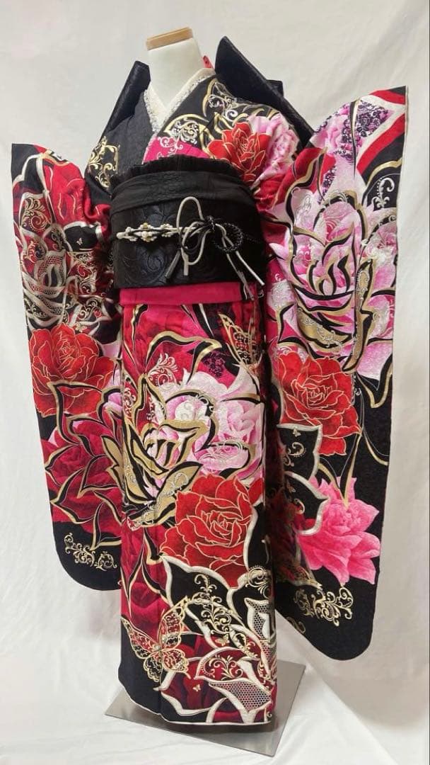 美品　振袖 成人式　振袖8点セット　振袖フルセット