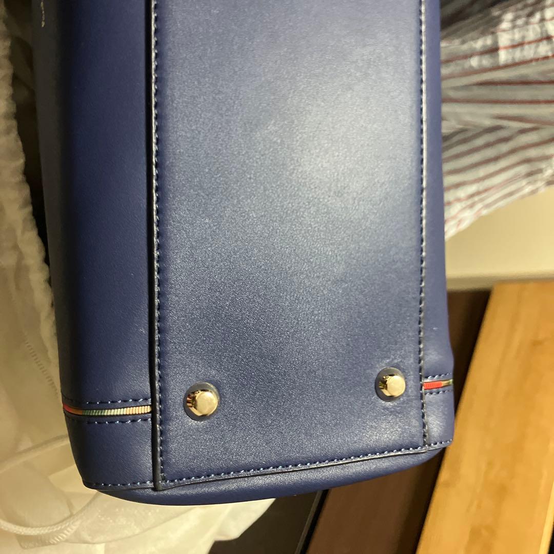 ポールスミス　新品未使用 ネイビー ビジネスバッグ 合成皮革