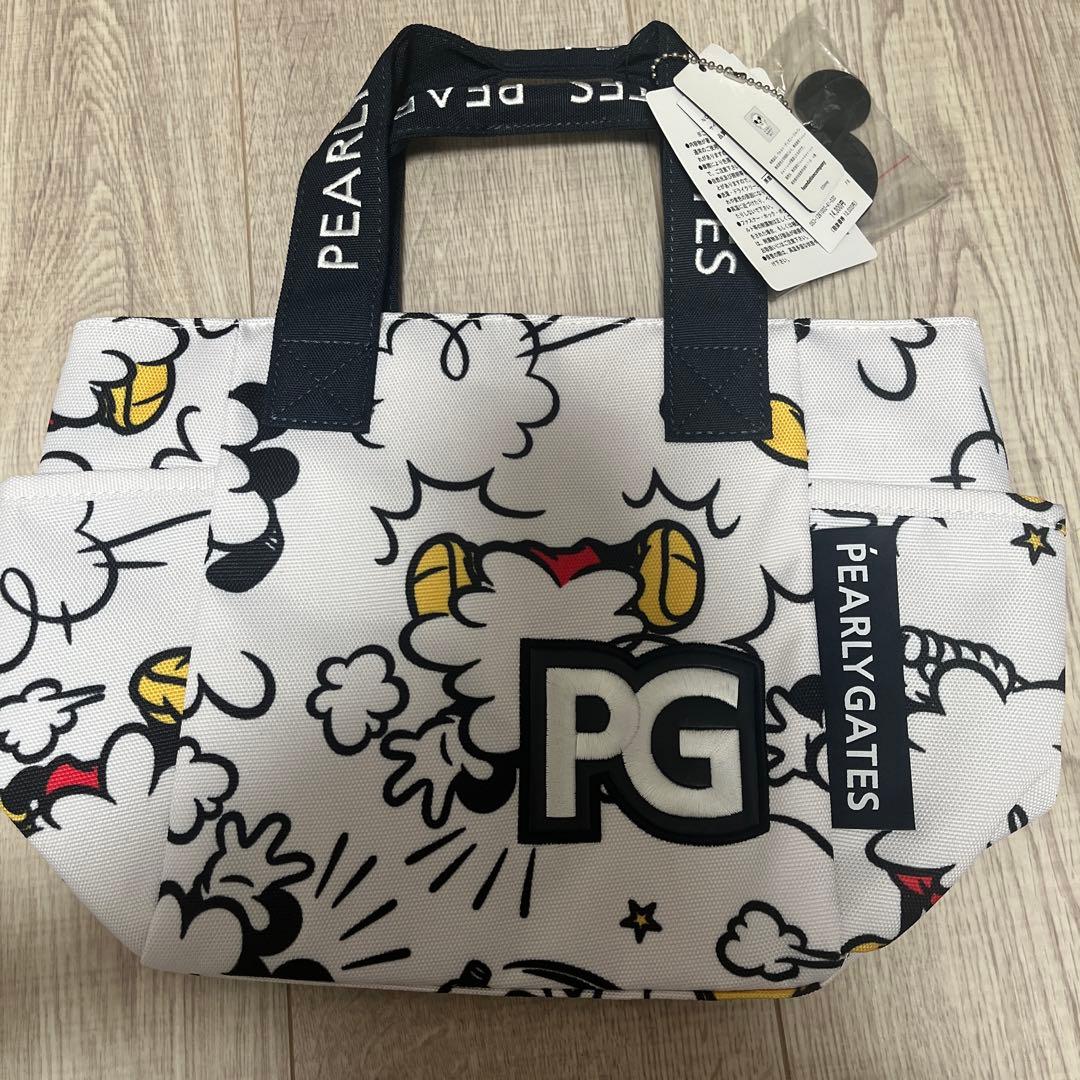 新品タグ付き パーリーゲイツ　ミッキーマウス　バンカーショット　カートバッグ