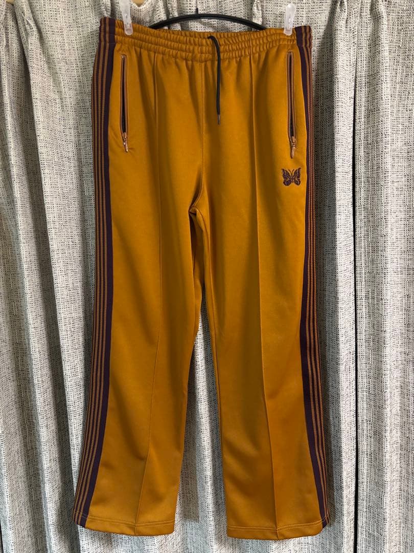 【Needles】Track Pant ストレート / マスタード　M