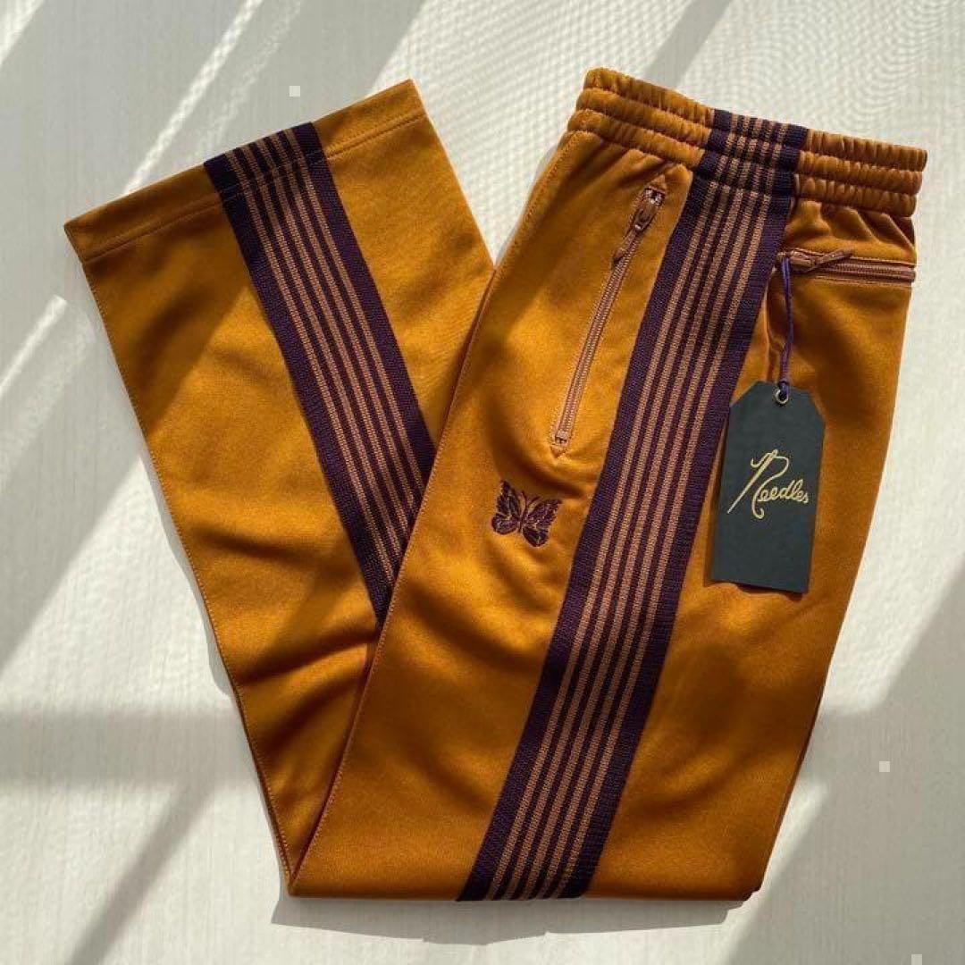【Needles】Track Pant ストレート / マスタード　M