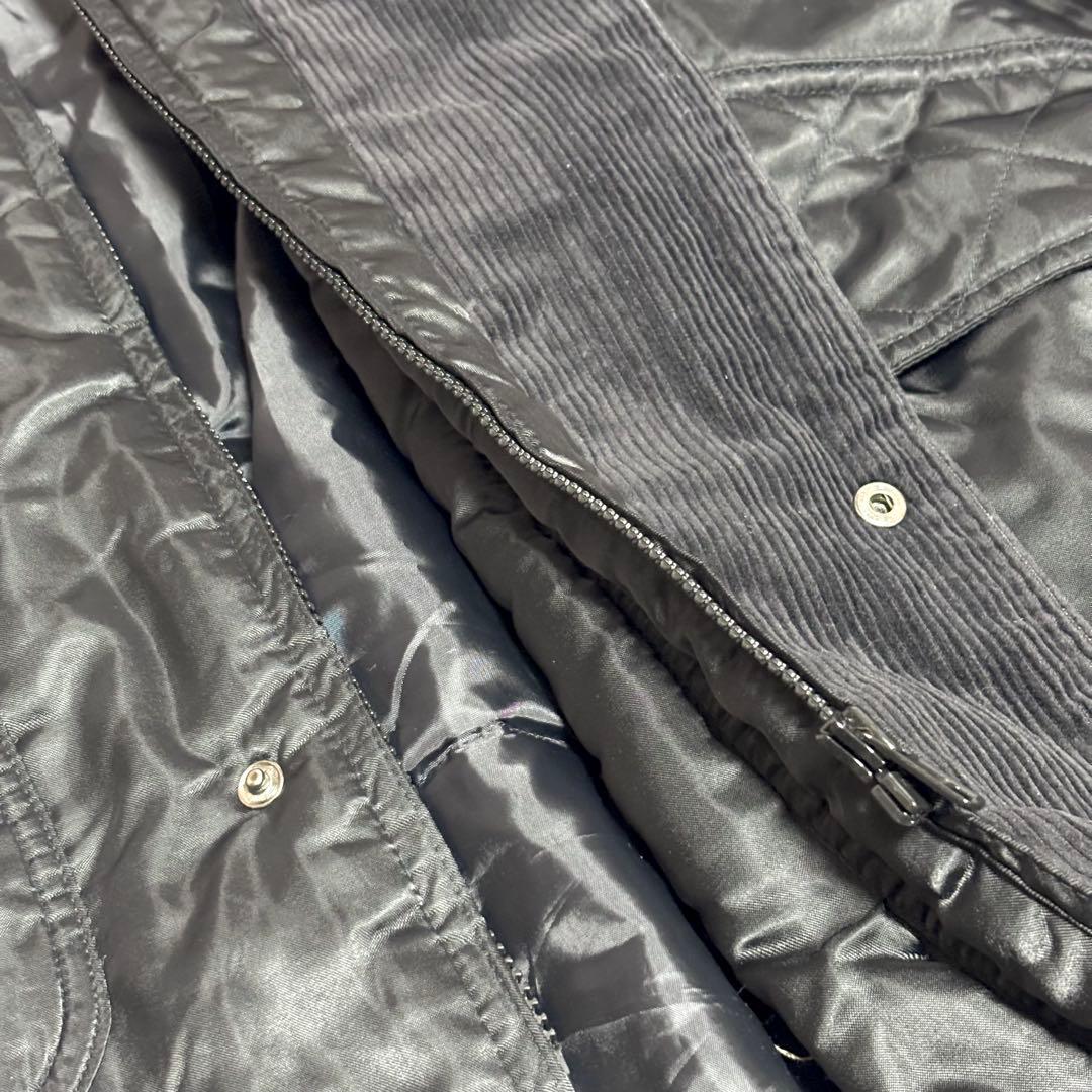 ✨PIAA✨ベンチコート　フード付き　ブラック黒　刺繍ロゴ　大きいサイズ