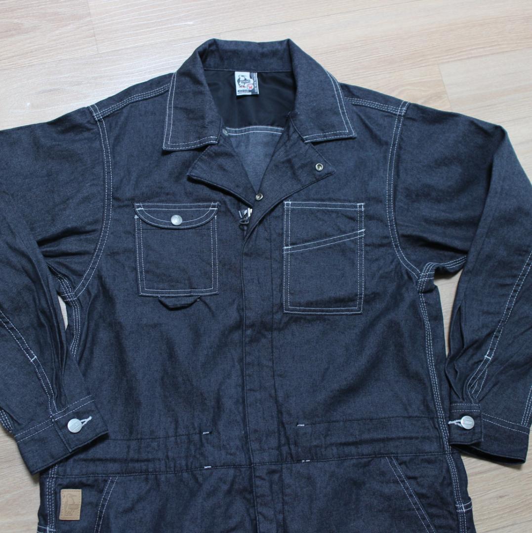 値下げしました！【超美品】チャムス　ツナギ　レディースM　ブラック