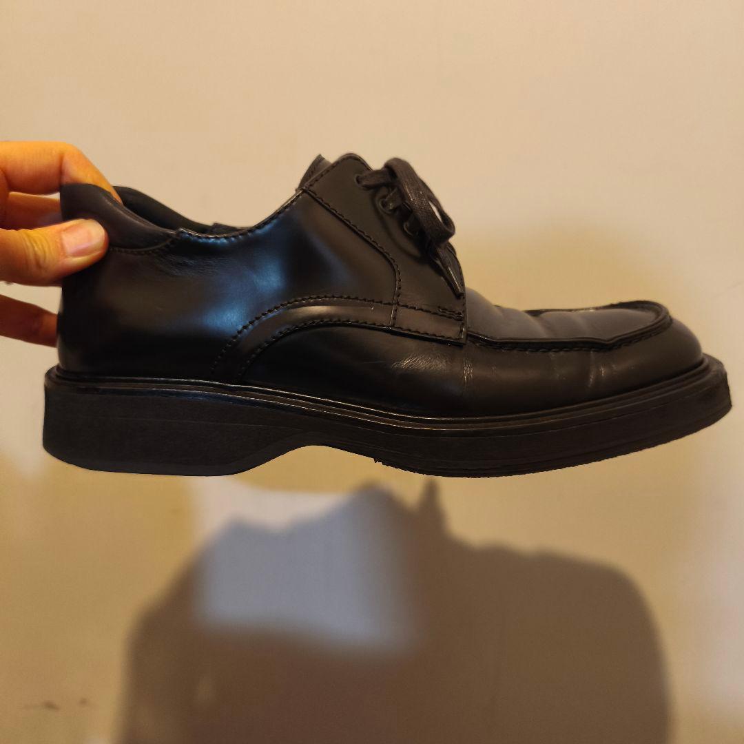 GUCCI スクエアトゥレザーシューズ