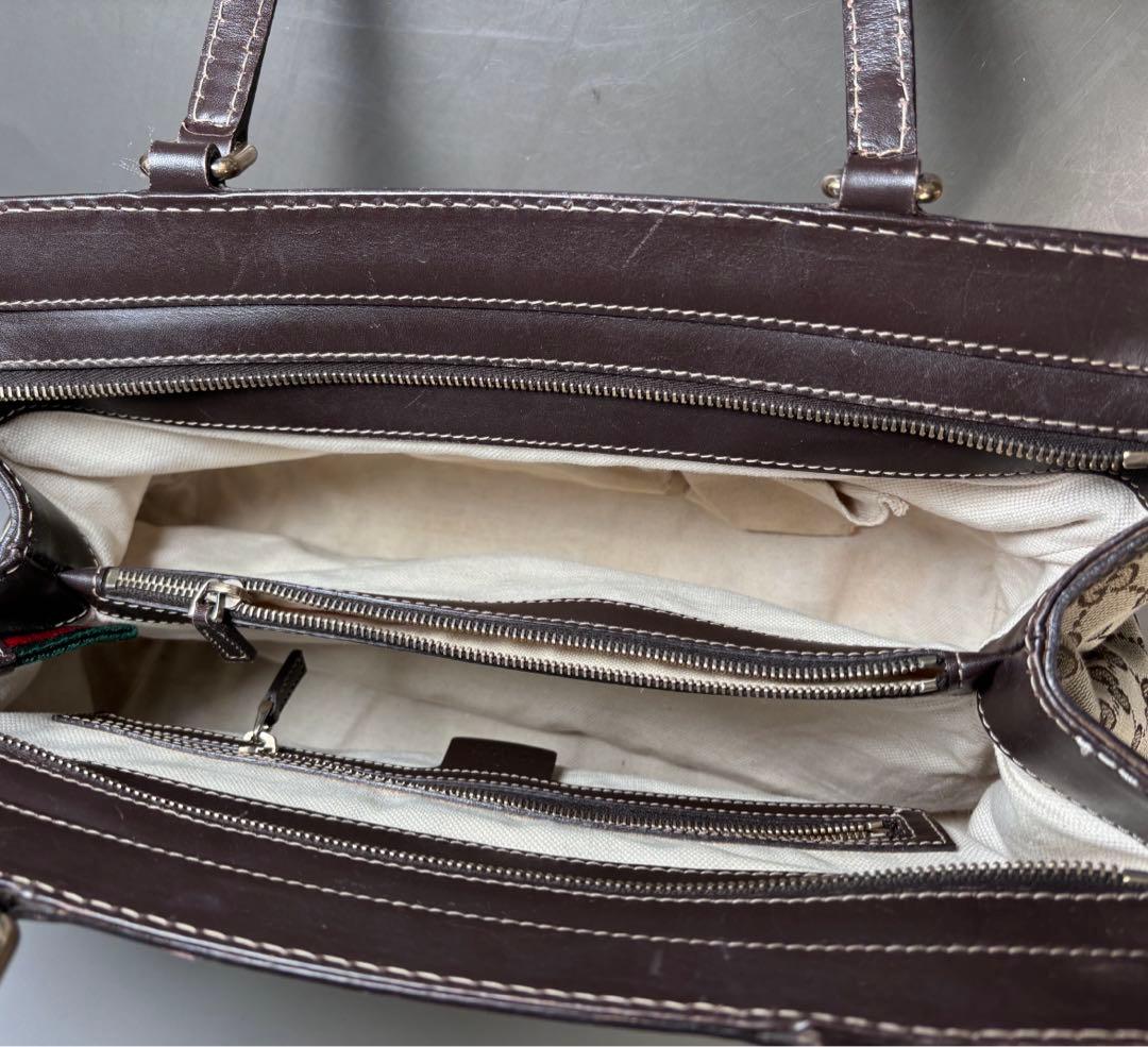 Gucci ビジネスバッグ GGパターン ベージュ