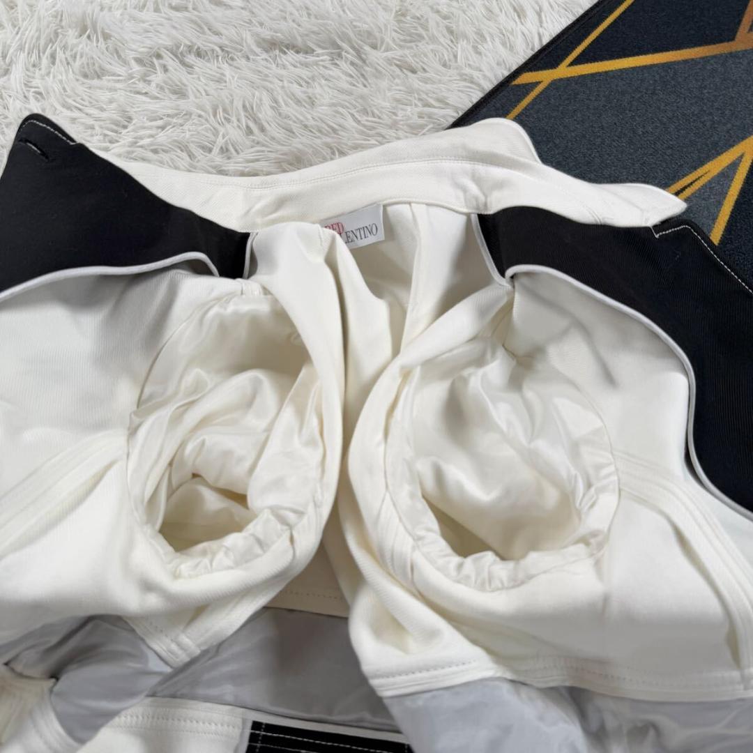 レッドヴァレンティノ ステンカラーコート 着丈86㎝ XXLサイズ ホワイト