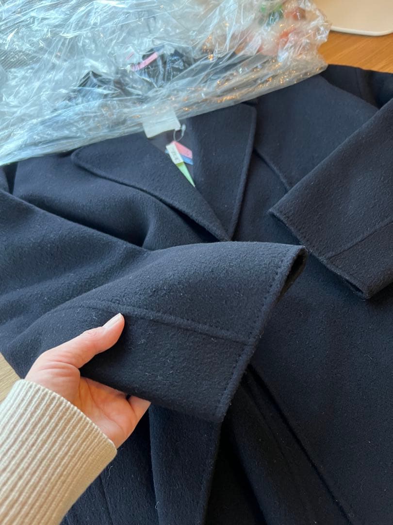 ★値下げ★ebure ダブルフェイスロングコート