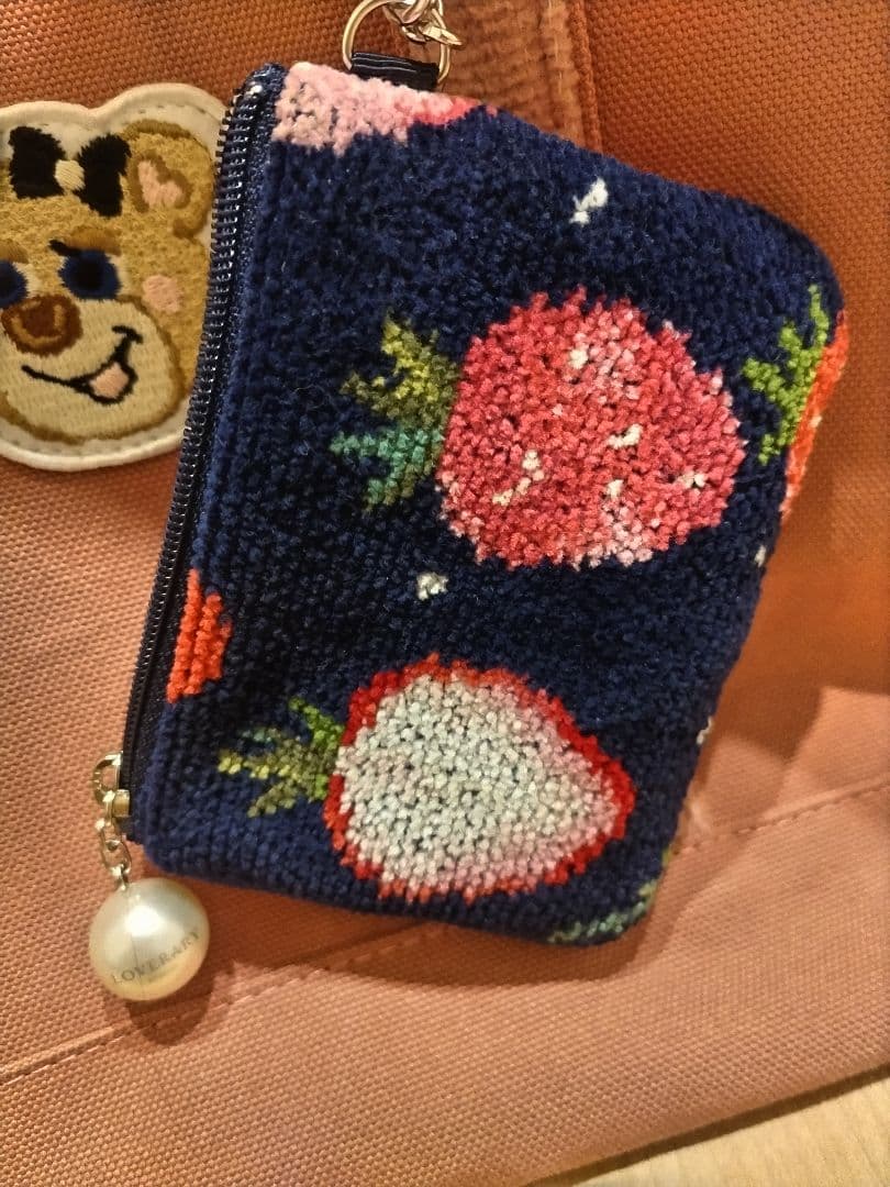 フェイラー　オールドテディガールワッペントートバッグ小・キー＆カードポーチ