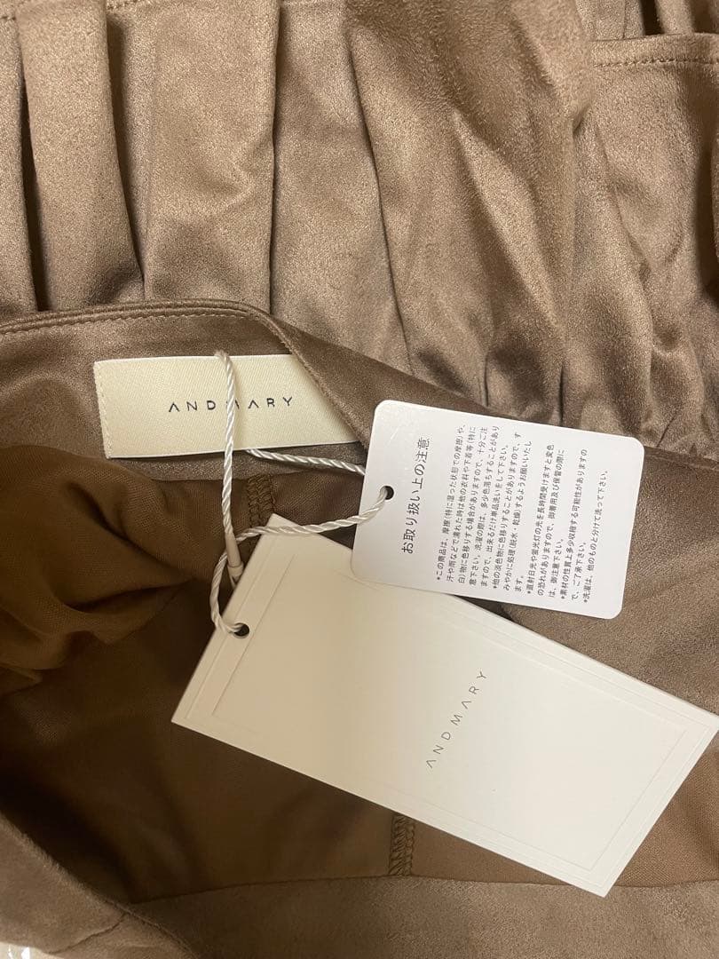 スカート andmarry Mel gather skirt